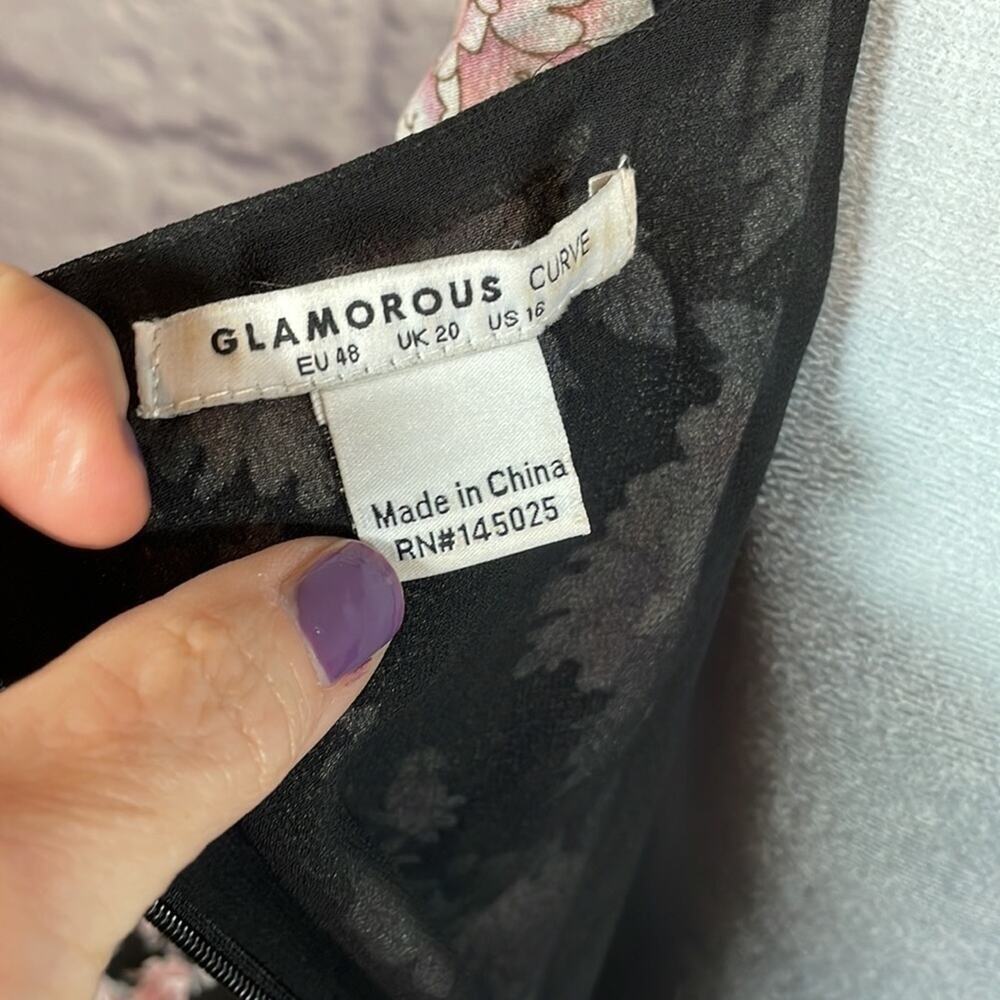 Glamorous Curve midi ruffle dress - Picture 5 of 7